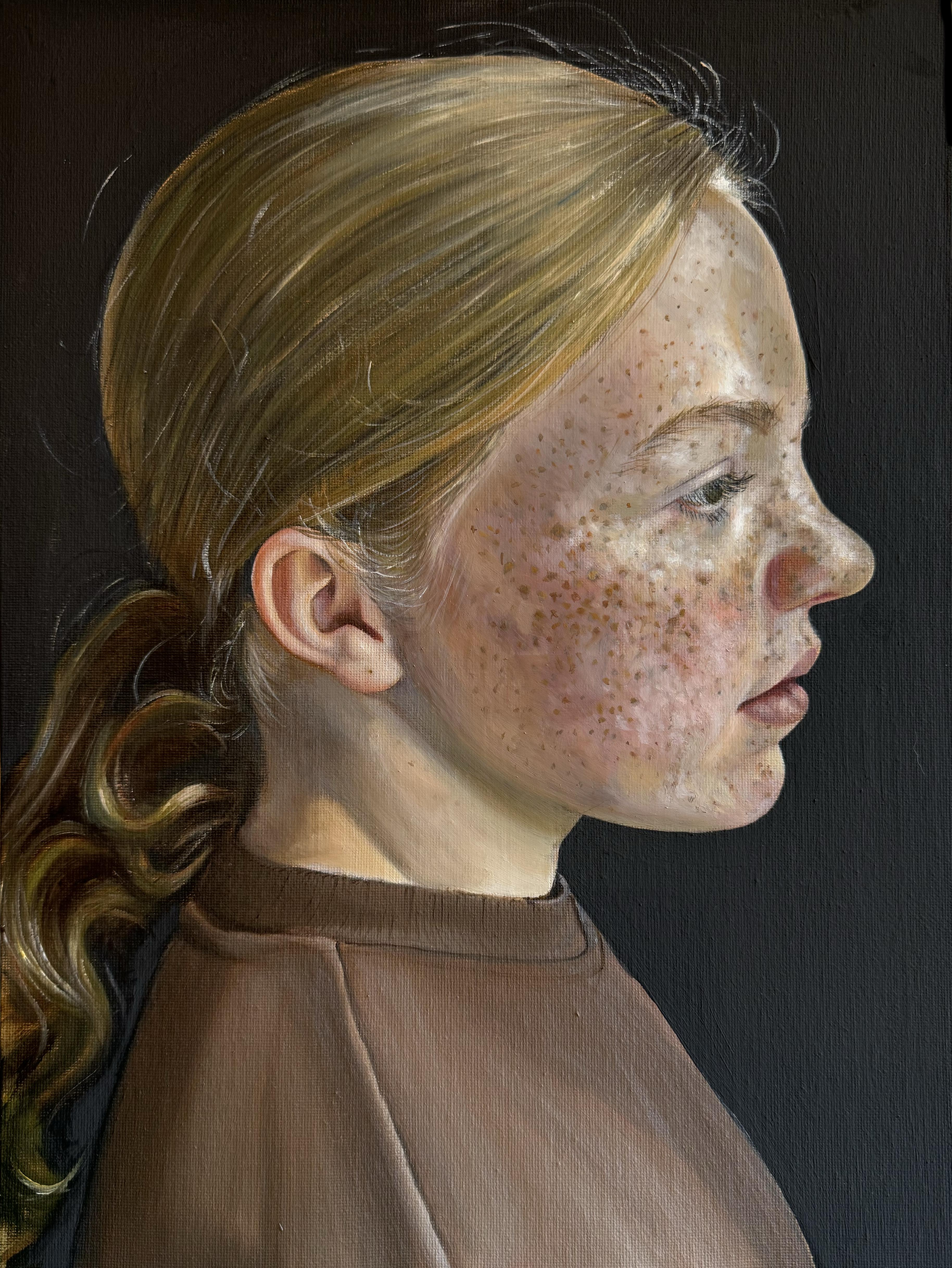 Girl in the Brown Sweater