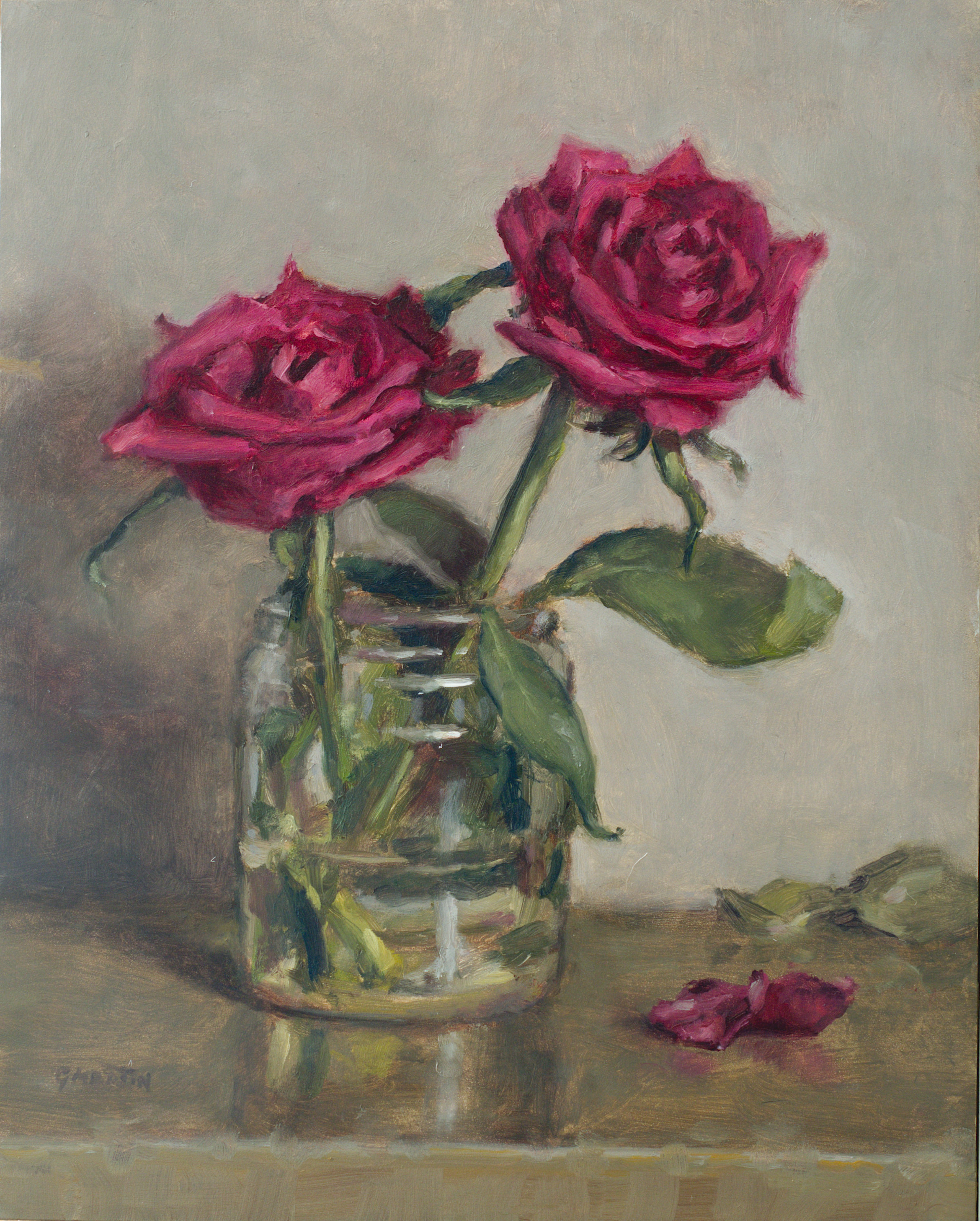 Two Roses in a Jar