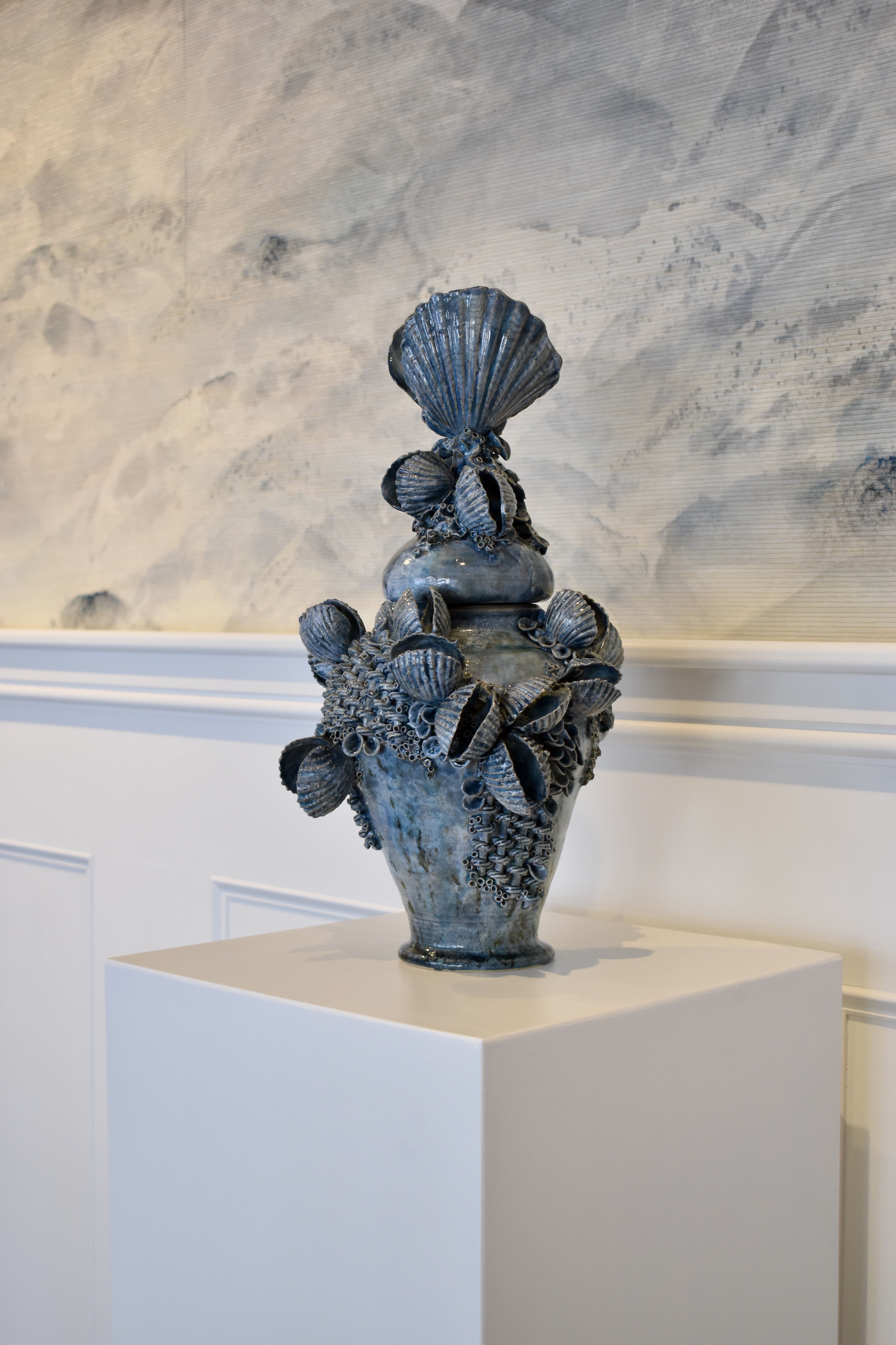 Anthropogenic Lidded Vase