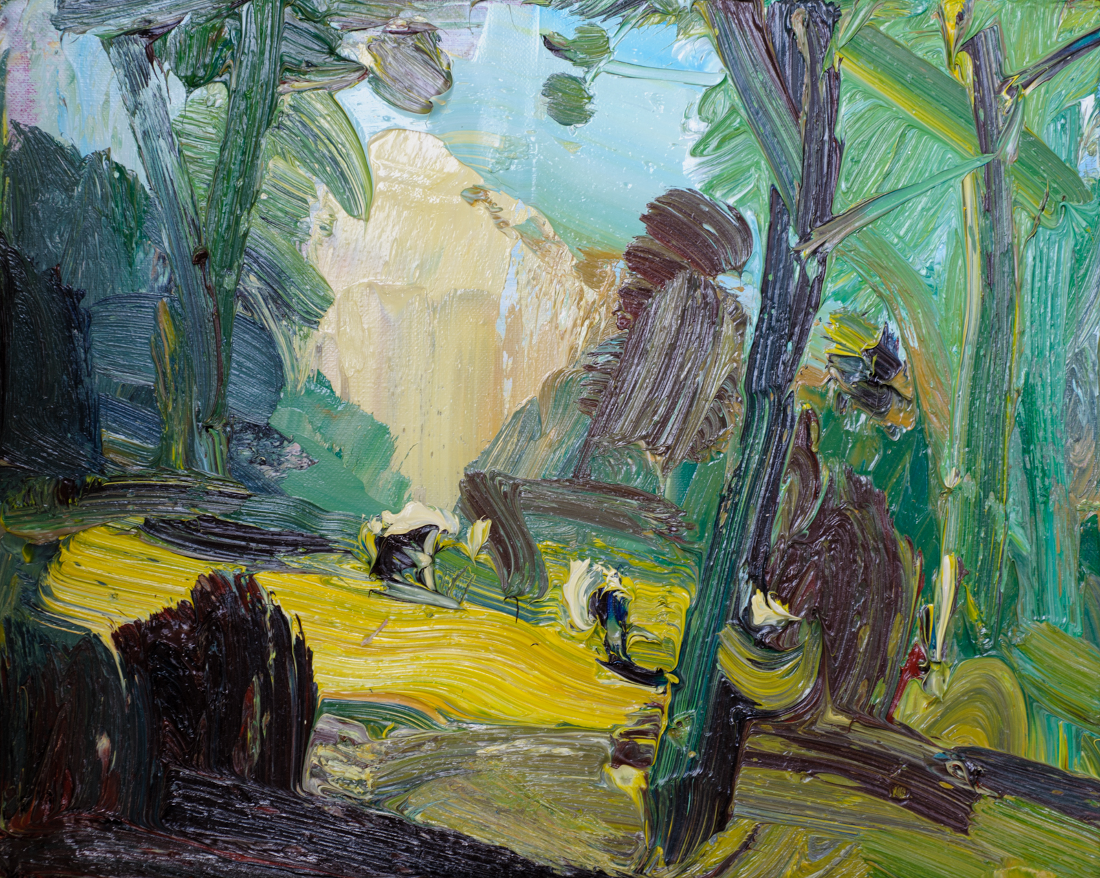 Landscape Study with Cows