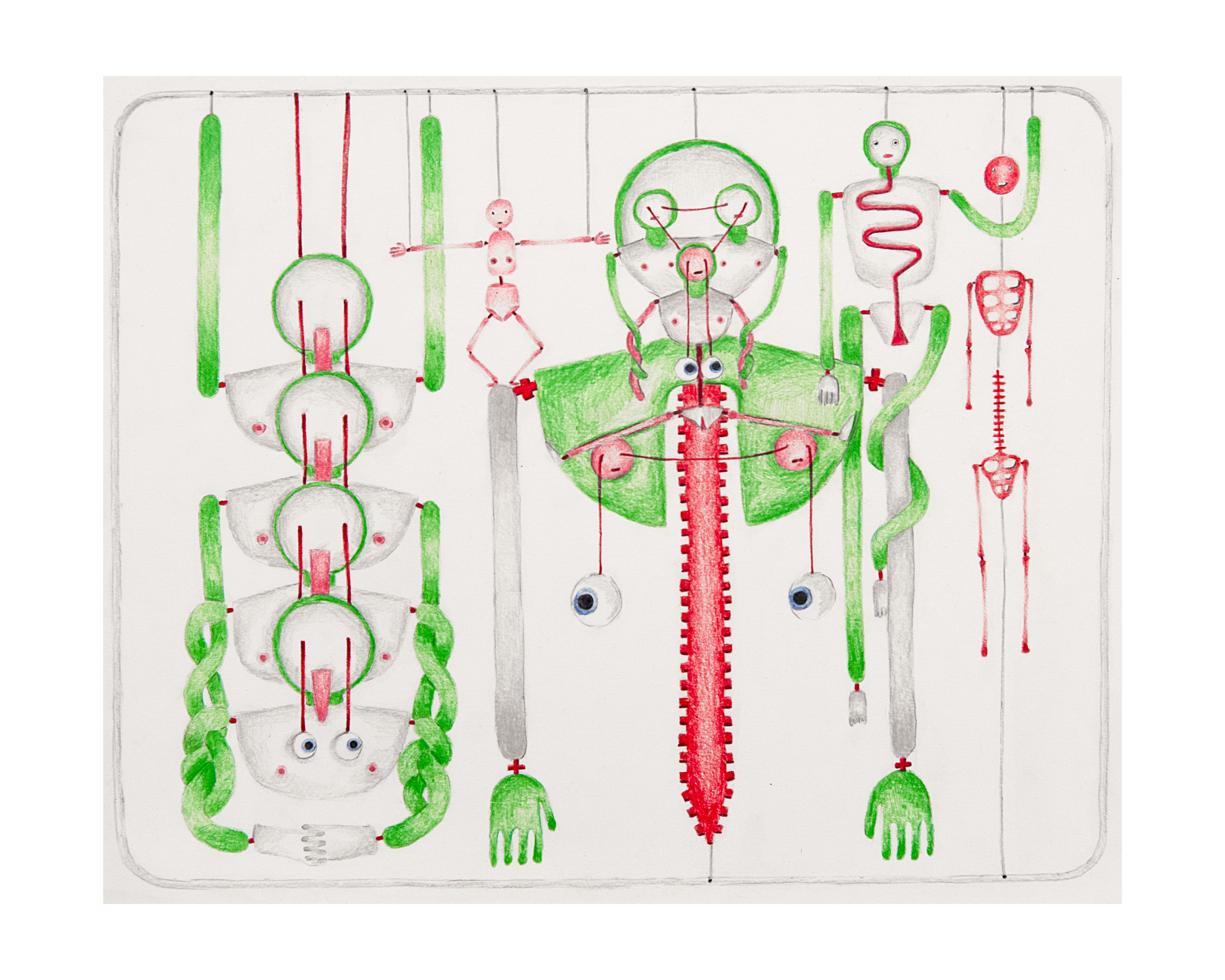 Parabiosis (drawing)