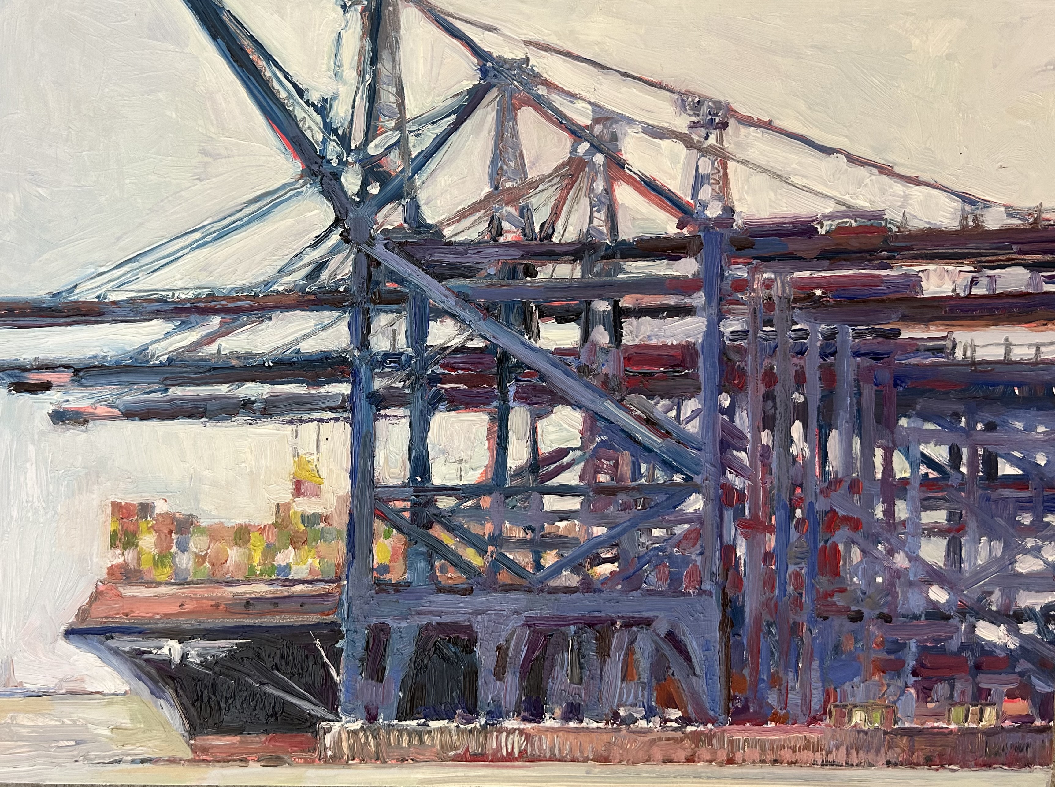 Felixstowe Cranes, April