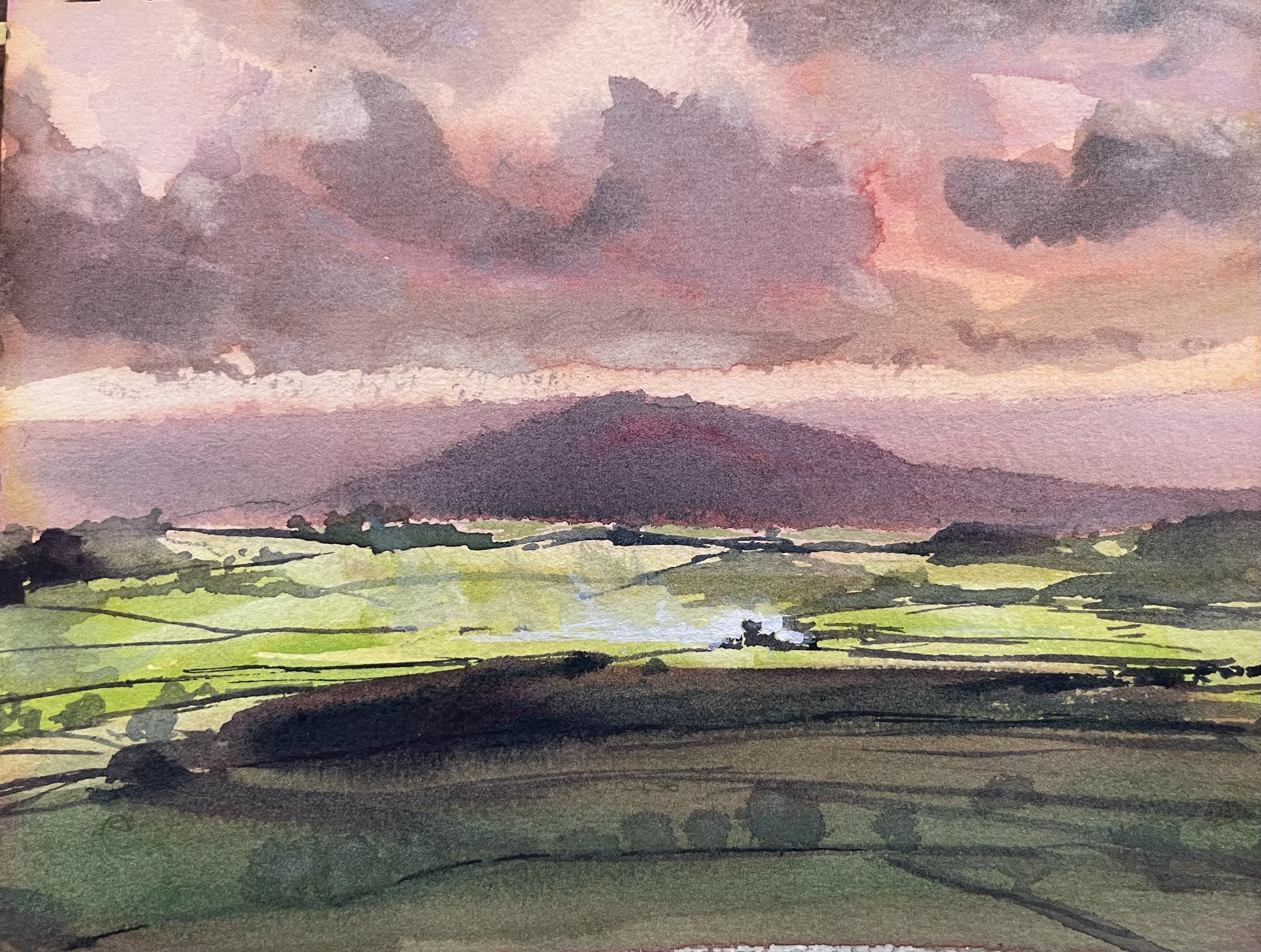 Curious Light Across the Vale