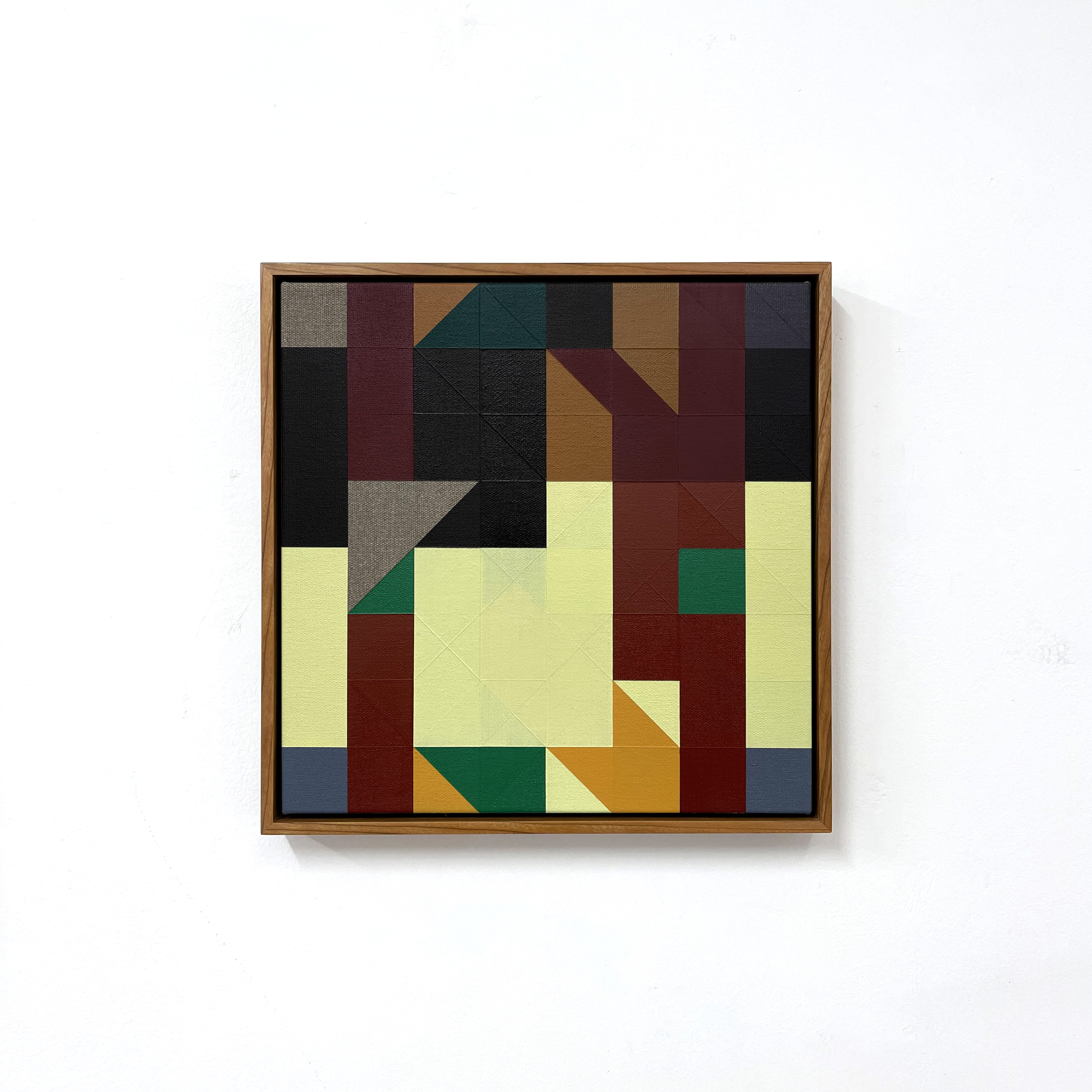 Chess Painting No.154 (Duchamp vs. Fleischer, New York, 1948)