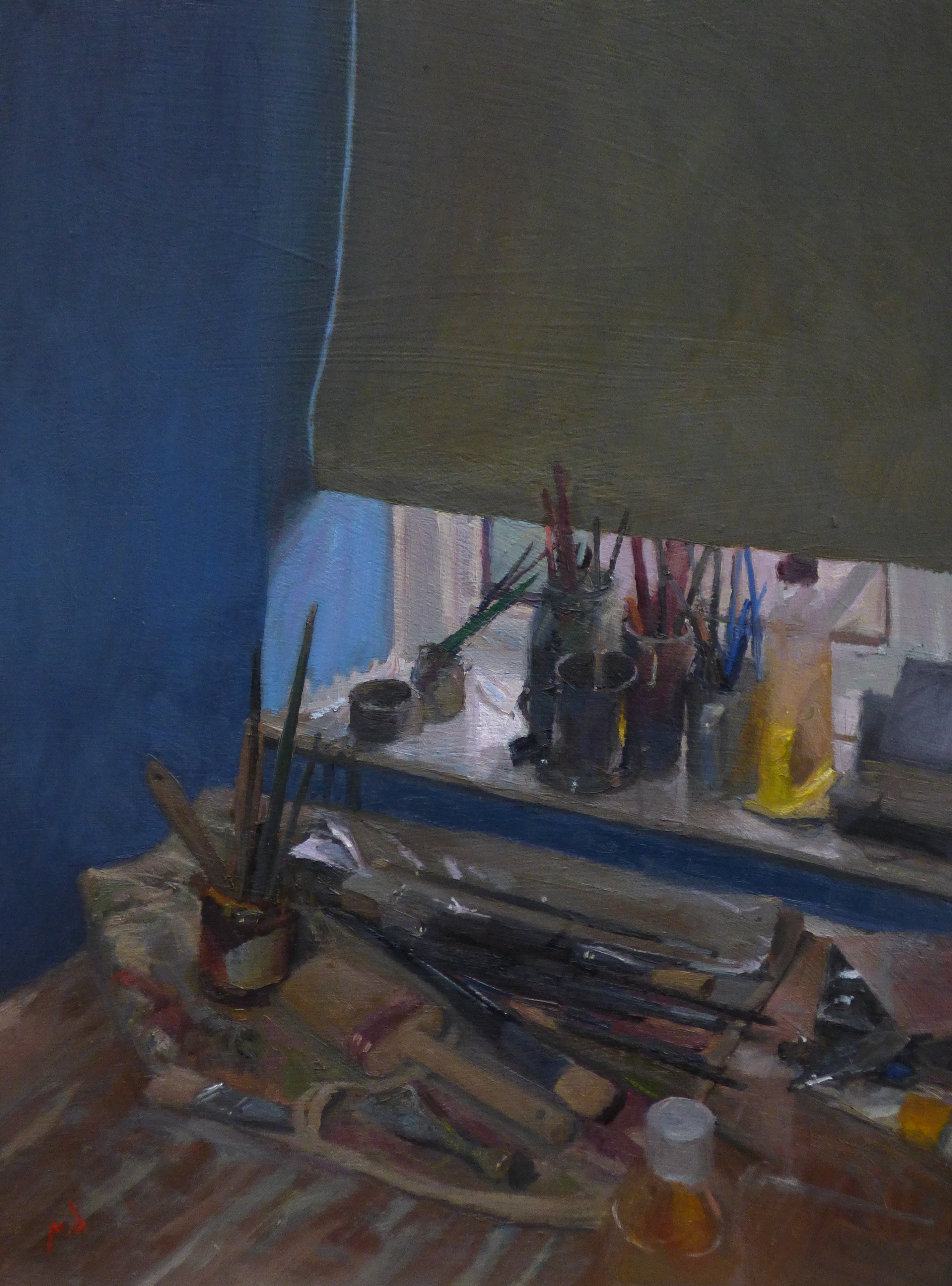 Still Life with the Blind Down