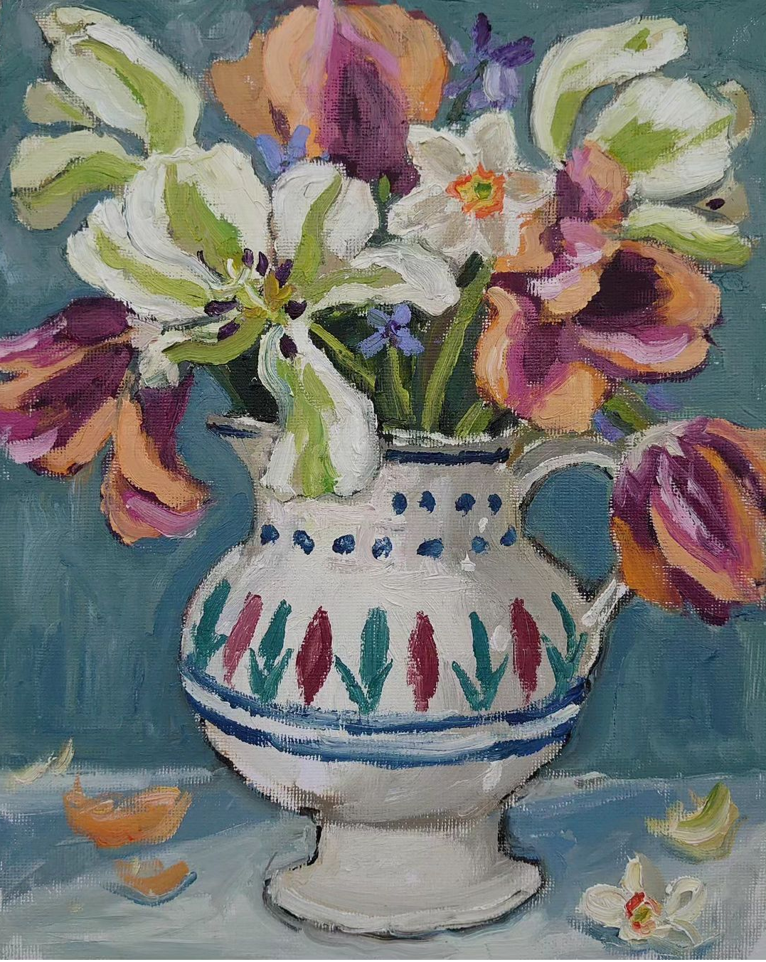  Expression of Love (Tulips in Vase)